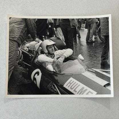 Vintage Racing Photo Denny Hulme Brabham Car Brands Hatch 1966 British GP