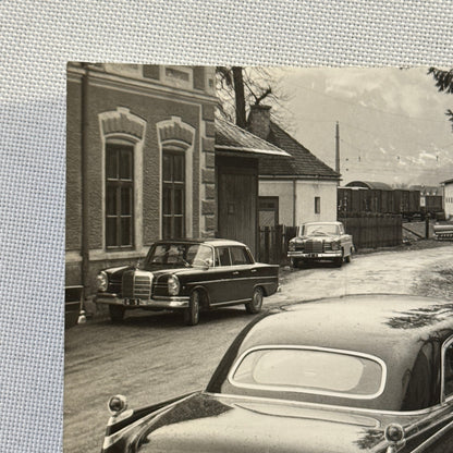 Cars on Street Mercedes Benz Porsche 356 Imperial Photo Photograph