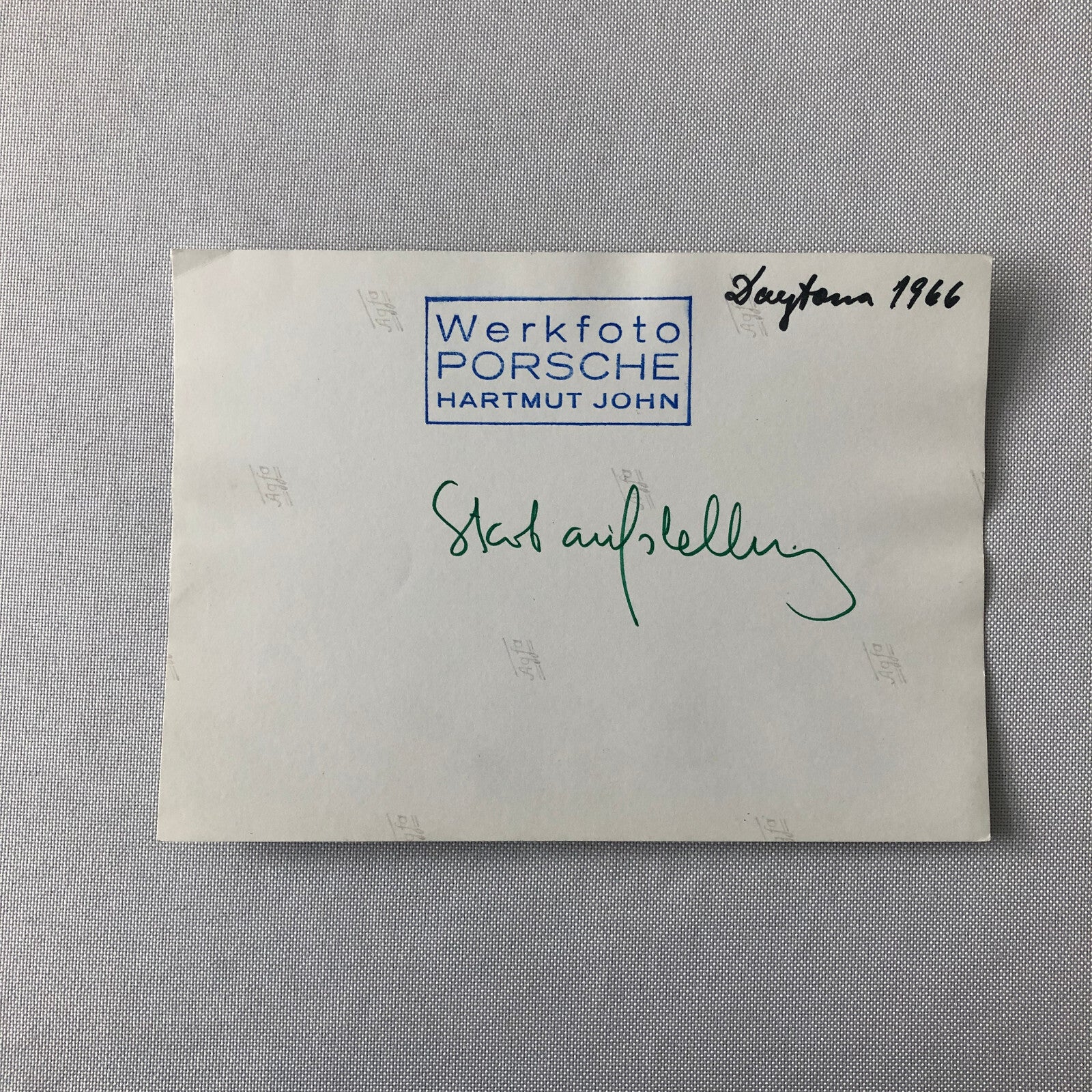 1966 Daytona Porsche Werkfoto Racing Factory Photo Photograph Ford GT + 