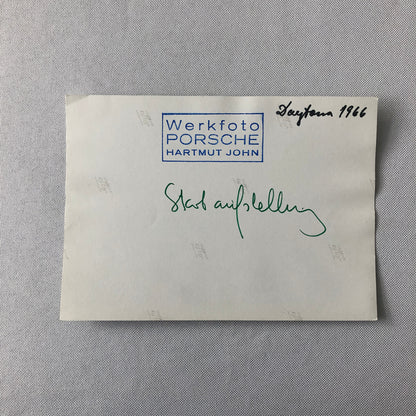 1966 Daytona Porsche Werkfoto Racing Factory Photo Photograph Ford GT + 