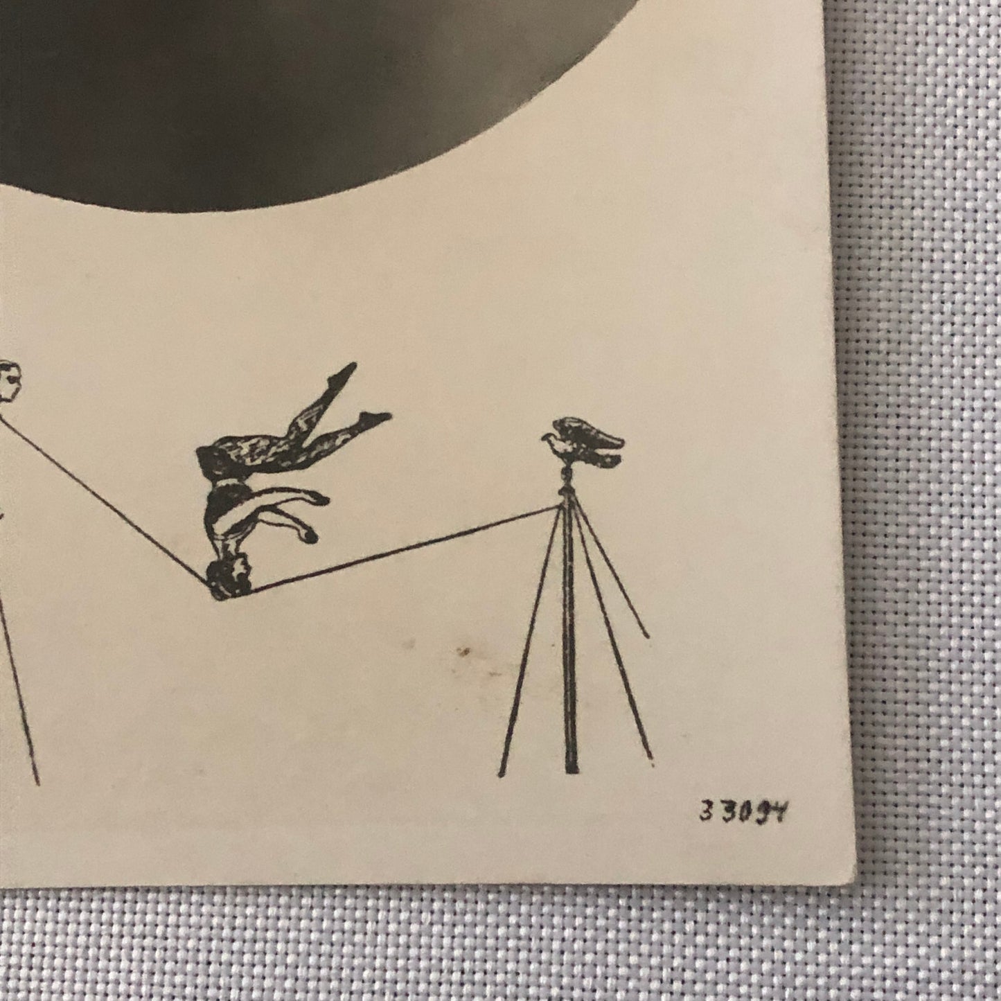 Circus Acrobat Act Postcard Post Card Vintage