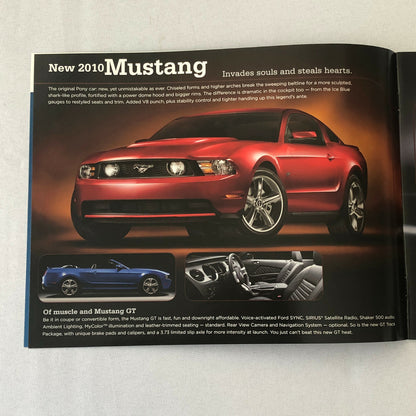 2009 Ford Sales Brochure Catalog Mustang Fusion Hybrid Flex Edge F150 Ranger +