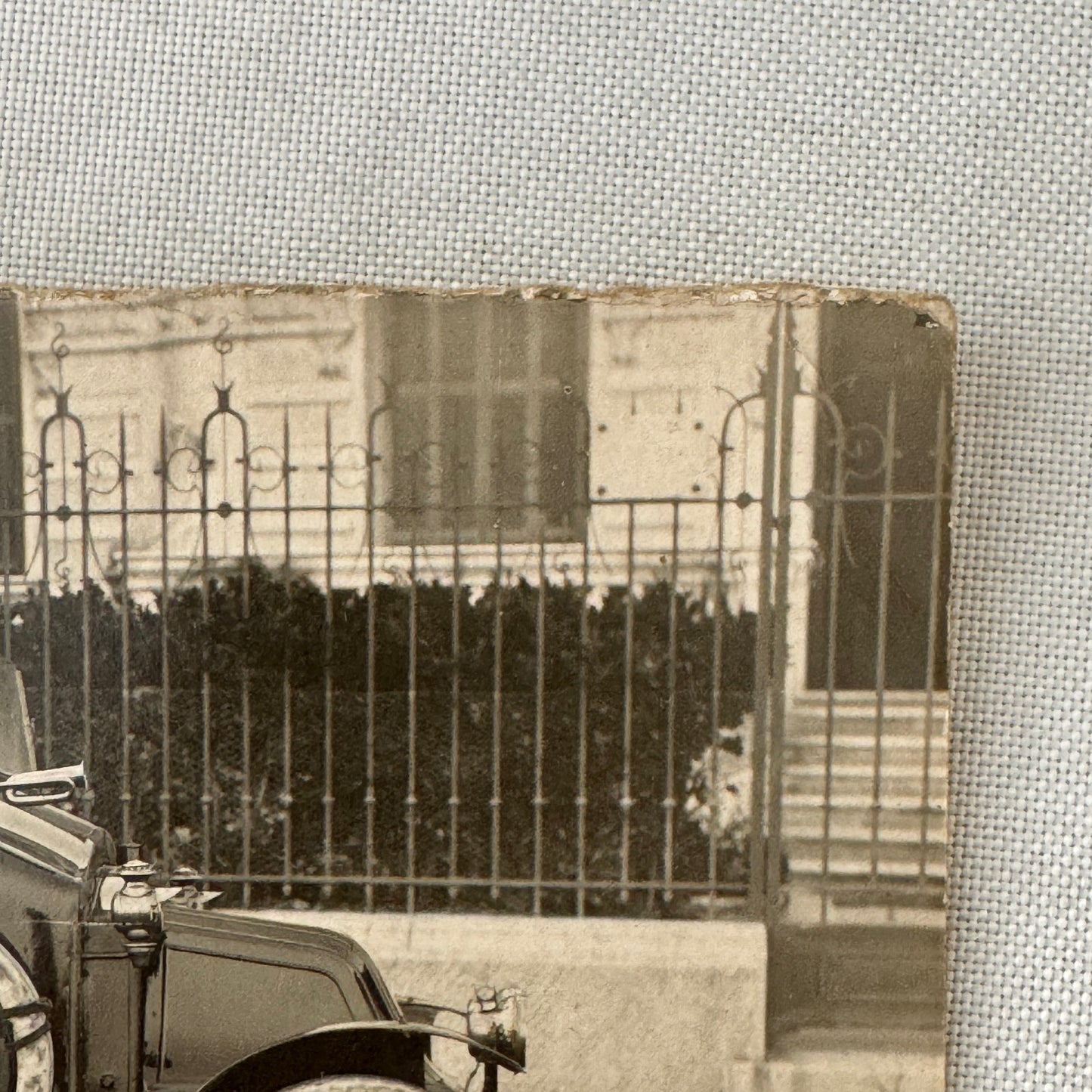 Men with Early Car Automobile Nice France 1921 Vintage Photo Photograph Print