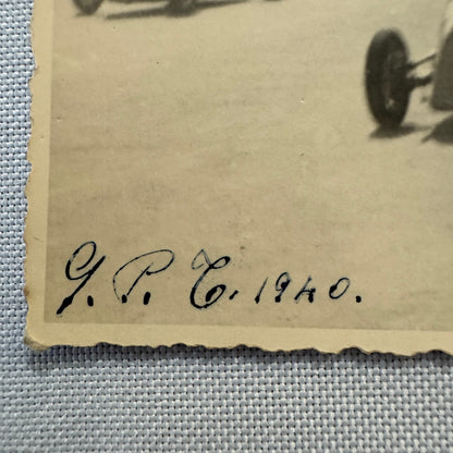 Vintage Racing Car Postcard Real Photo Postcard RPPC Post Card