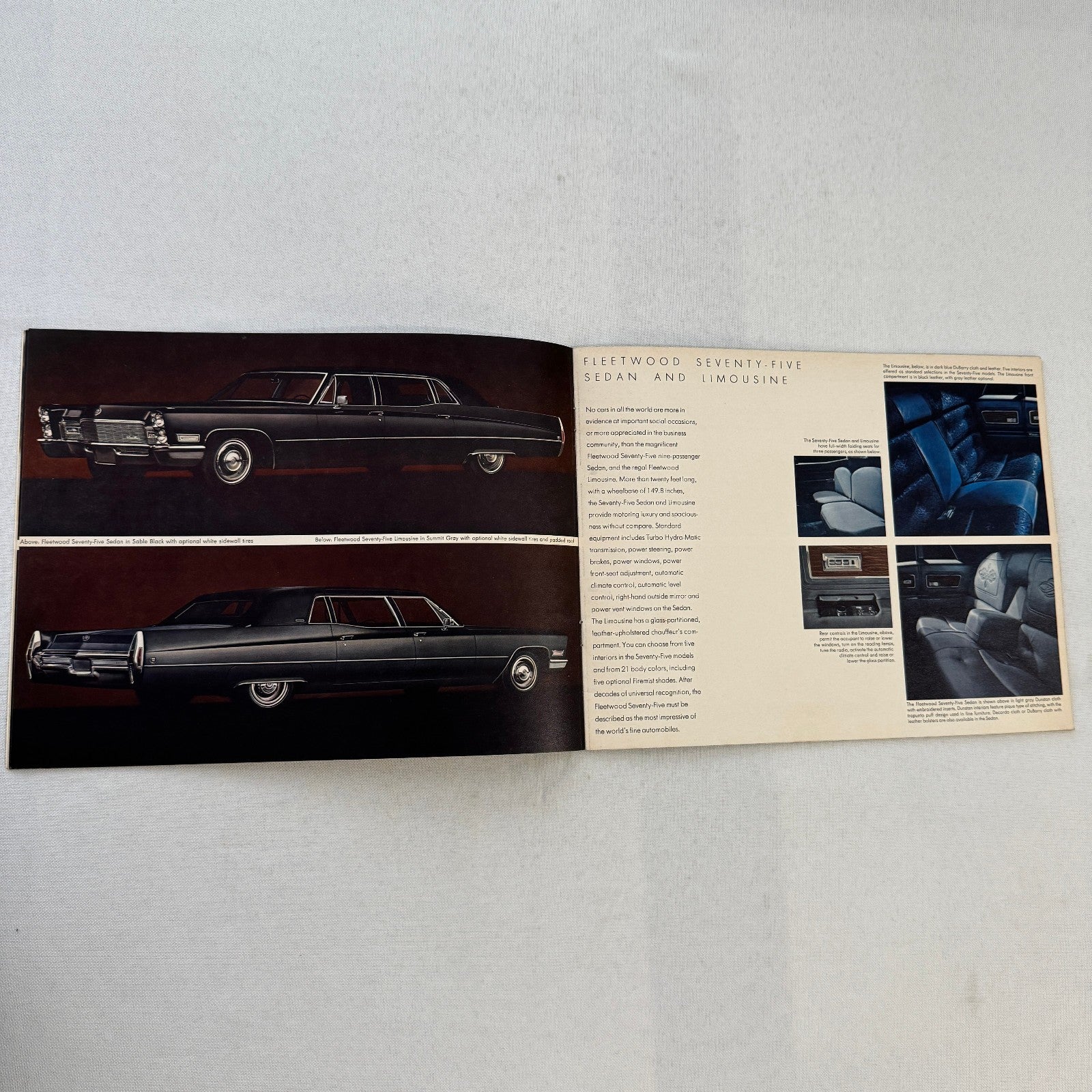1968 Cadillac Car Sales Brochure Catalog Fleetwood Brougham Eldorado DeVille