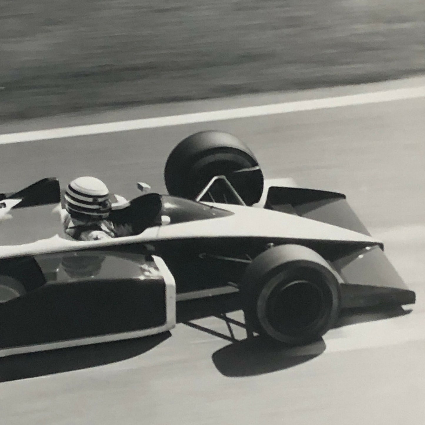 Vintage 1987 Brabham Racing Car Press Photo Photograph DPPI 