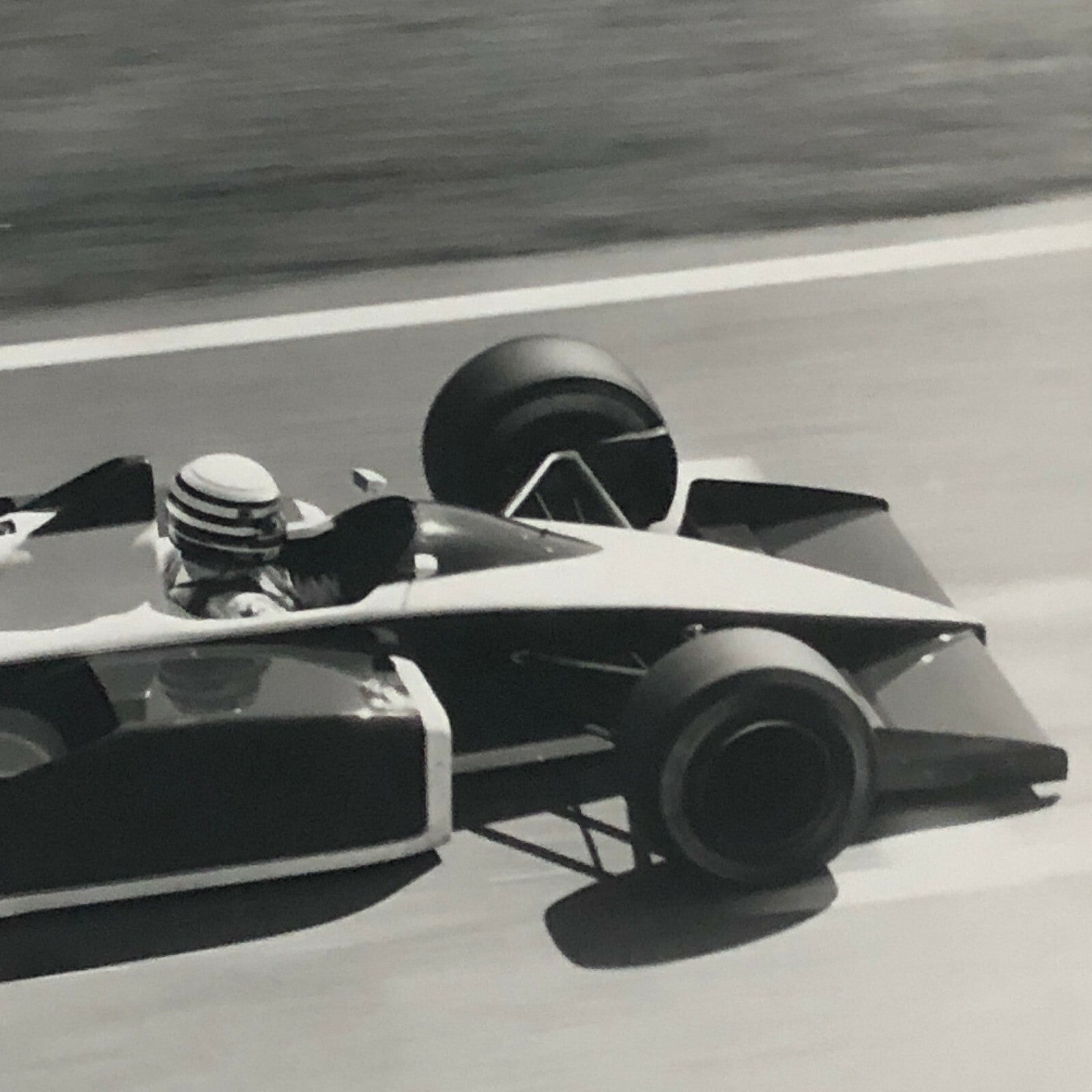 Vintage 1987 Brabham Racing Car Press Photo Photograph DPPI 