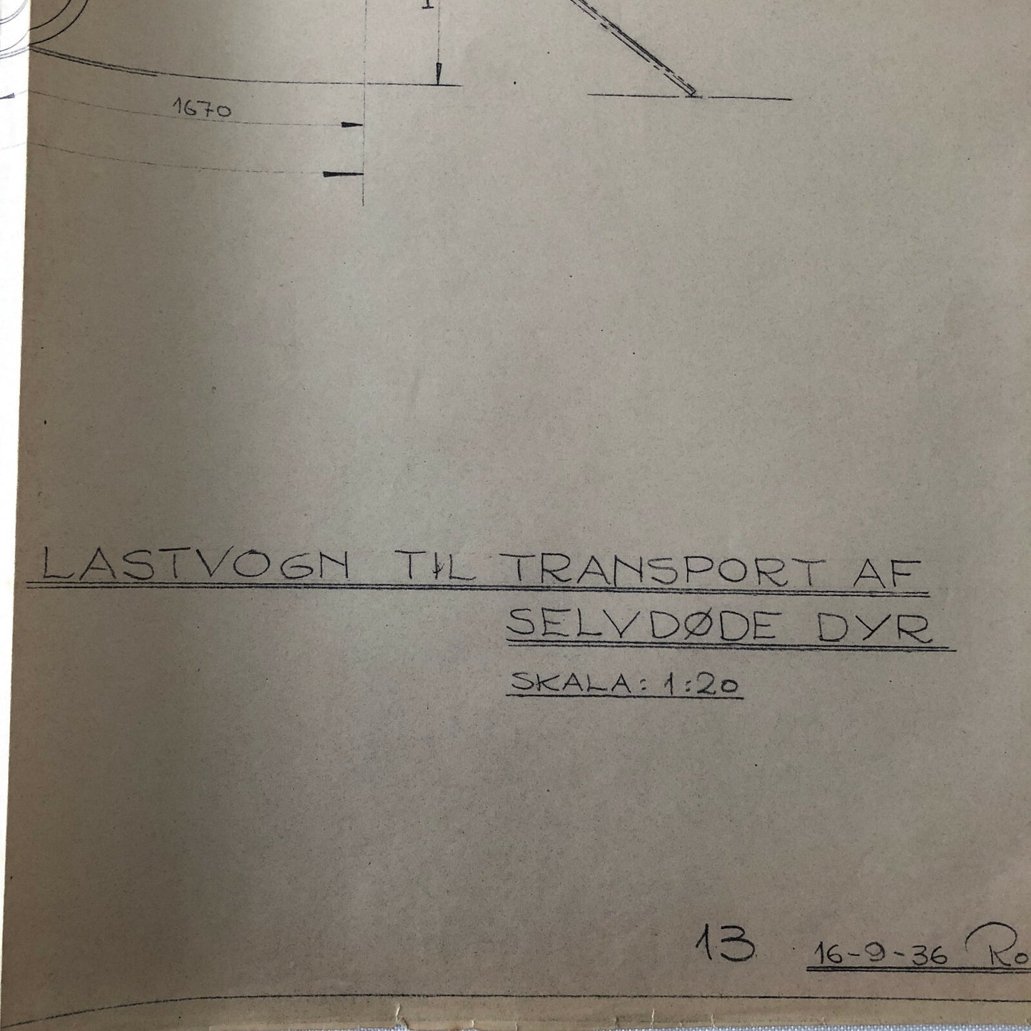 1936 Coachbuilder Truck Design Blueprint Rendering Blue Print 