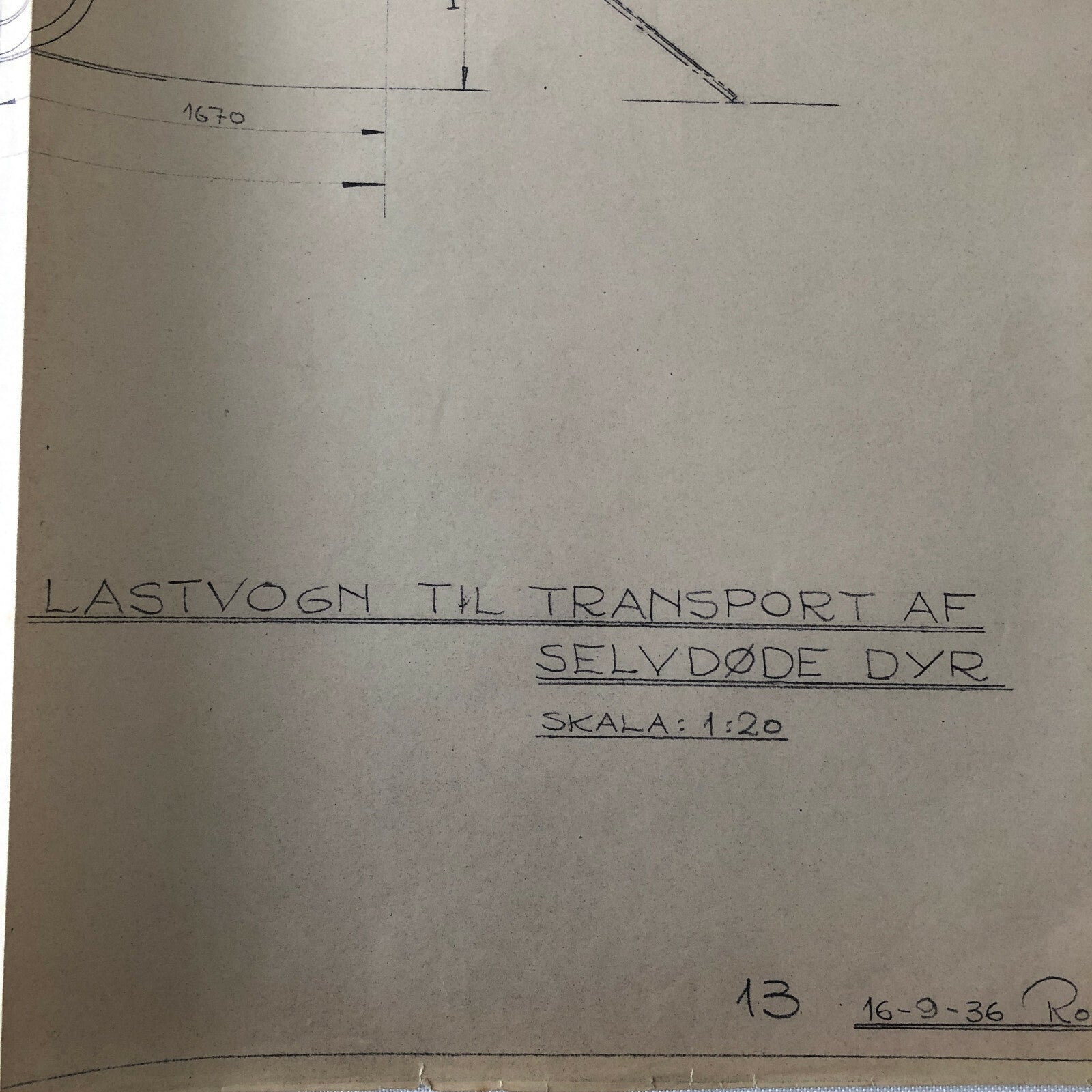 1936 Coachbuilder Truck Design Blueprint Rendering Blue Print 