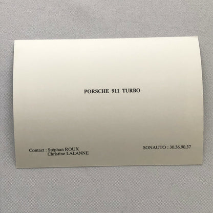 Porsche 911 Turbo Factory Press Photo Photograph Print 