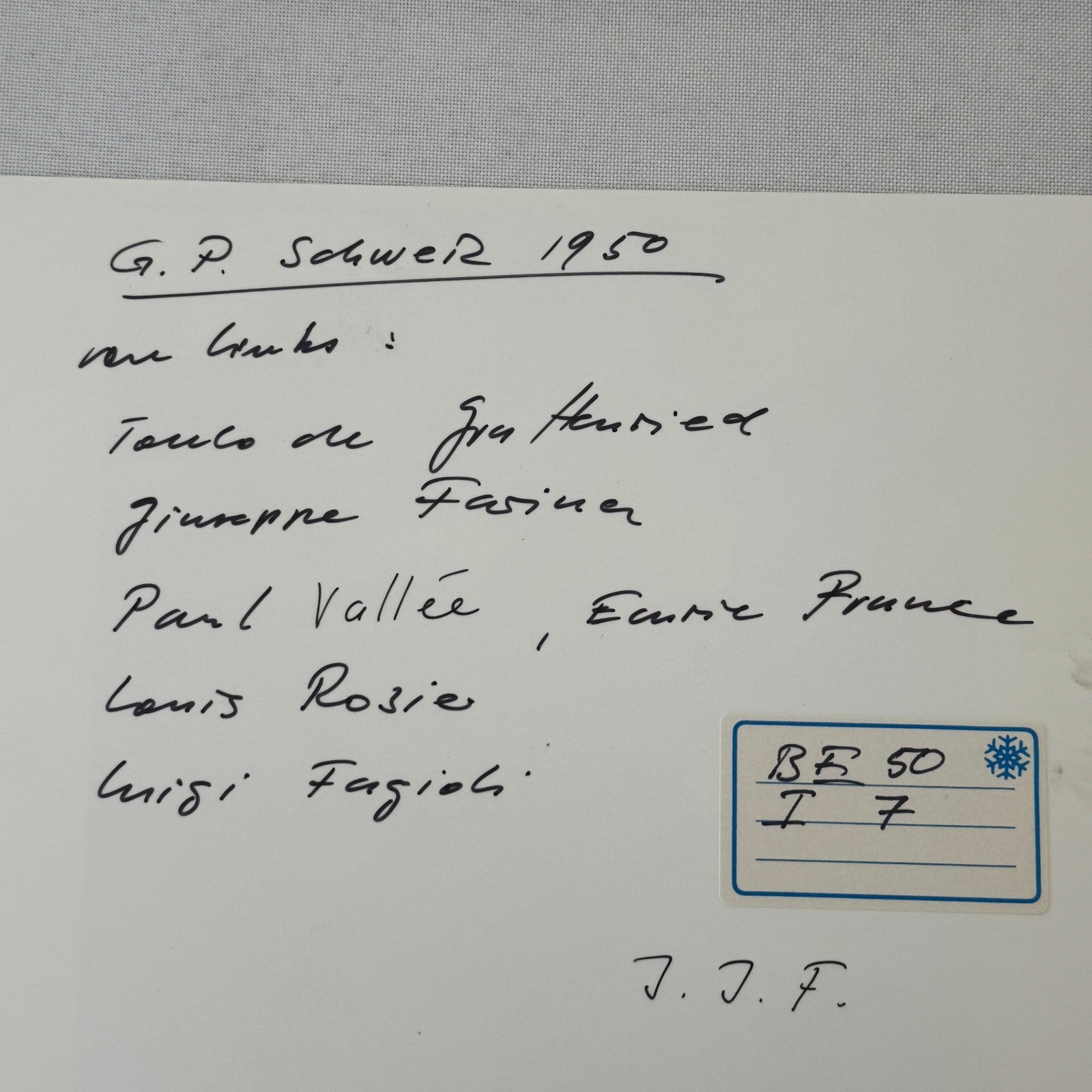 1950 Swiss Grand Prix Racing Photo Drivers Giuseppe Farina Luigi Fagioli Modern