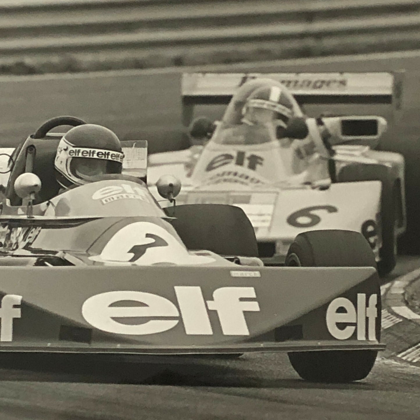 Vintage 1975 Formula 2 F2 Racing Photo Photograph Nogaro Grand Prix Cars 