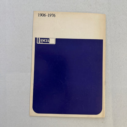 1976 Lancia History Brochure Catalog Flaminia Fulvia Aprilia Aurelia GERMAN