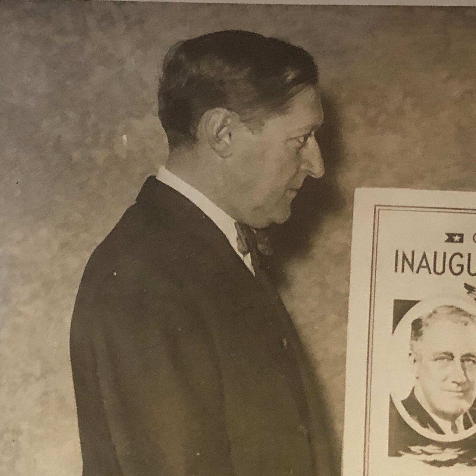 Press Photo Photograph FDR President Franklin Roosevelt Inauguration 1933