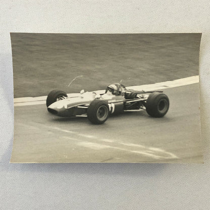 Vintage Car Racing Photo Photograph  1968 Crystal Palace Tecno Racing Team Car