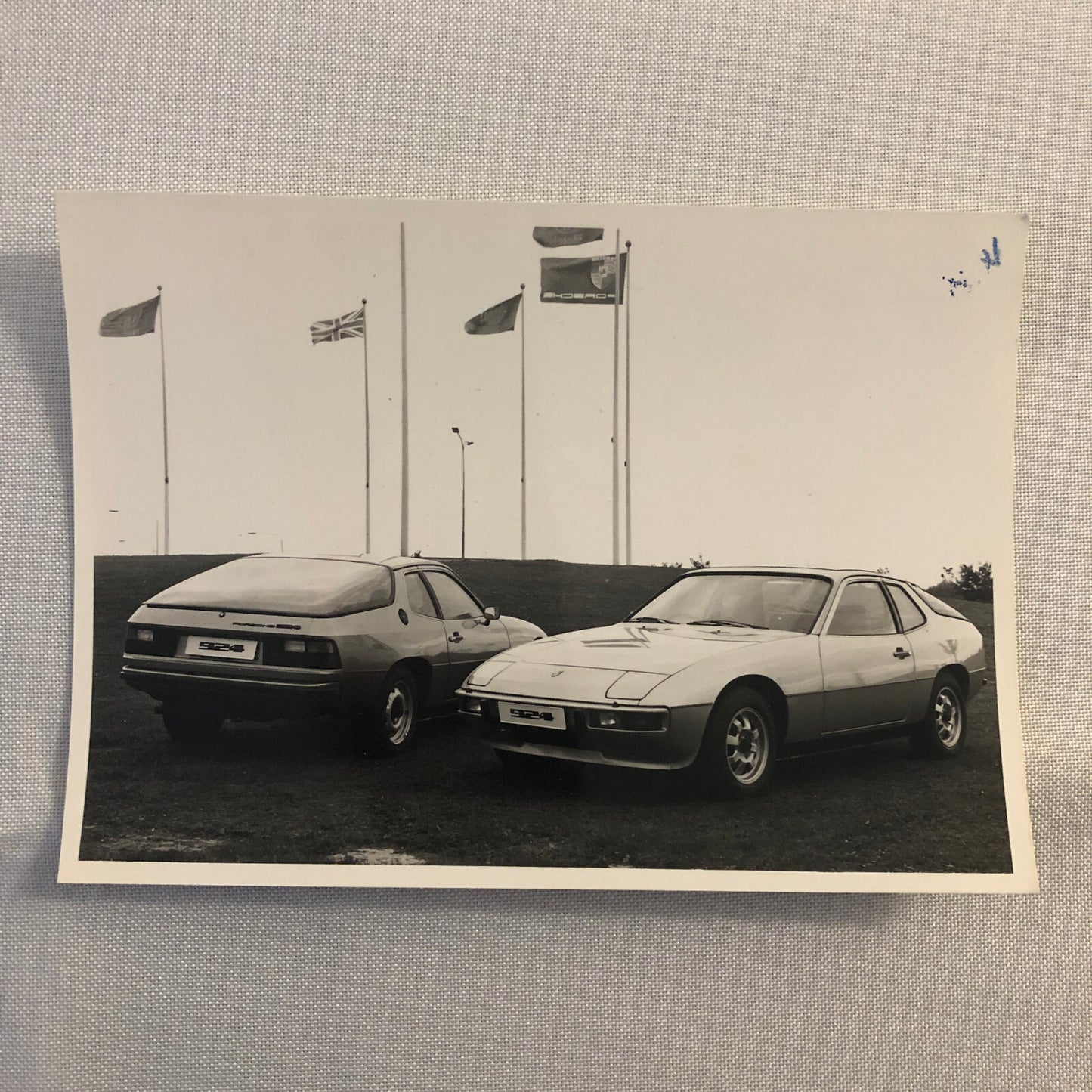 Vintage Porsche 924 Photo Photograph Print Lot of 2