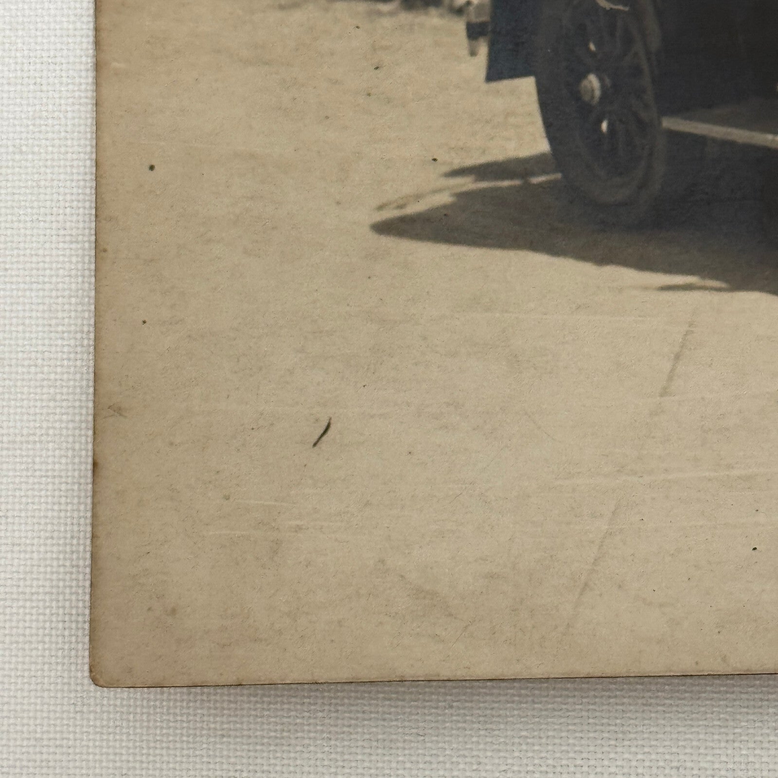 Antique Chrysler Car Automobile Photo Photograph Italian Photographer Stamp