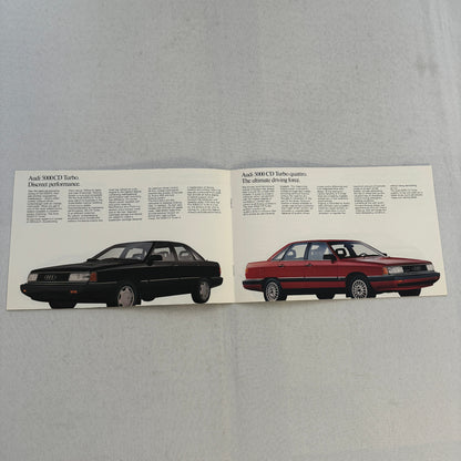 1988 Audi Car Sales Brochure Catalog 90 Quattro 5000 5000S Avant 5000CD 5000 CD