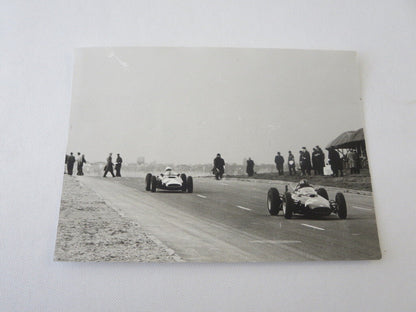 Vintage 1962 Racing Photograph Photo Image - Grand Prix Belgium Brussels Cars 