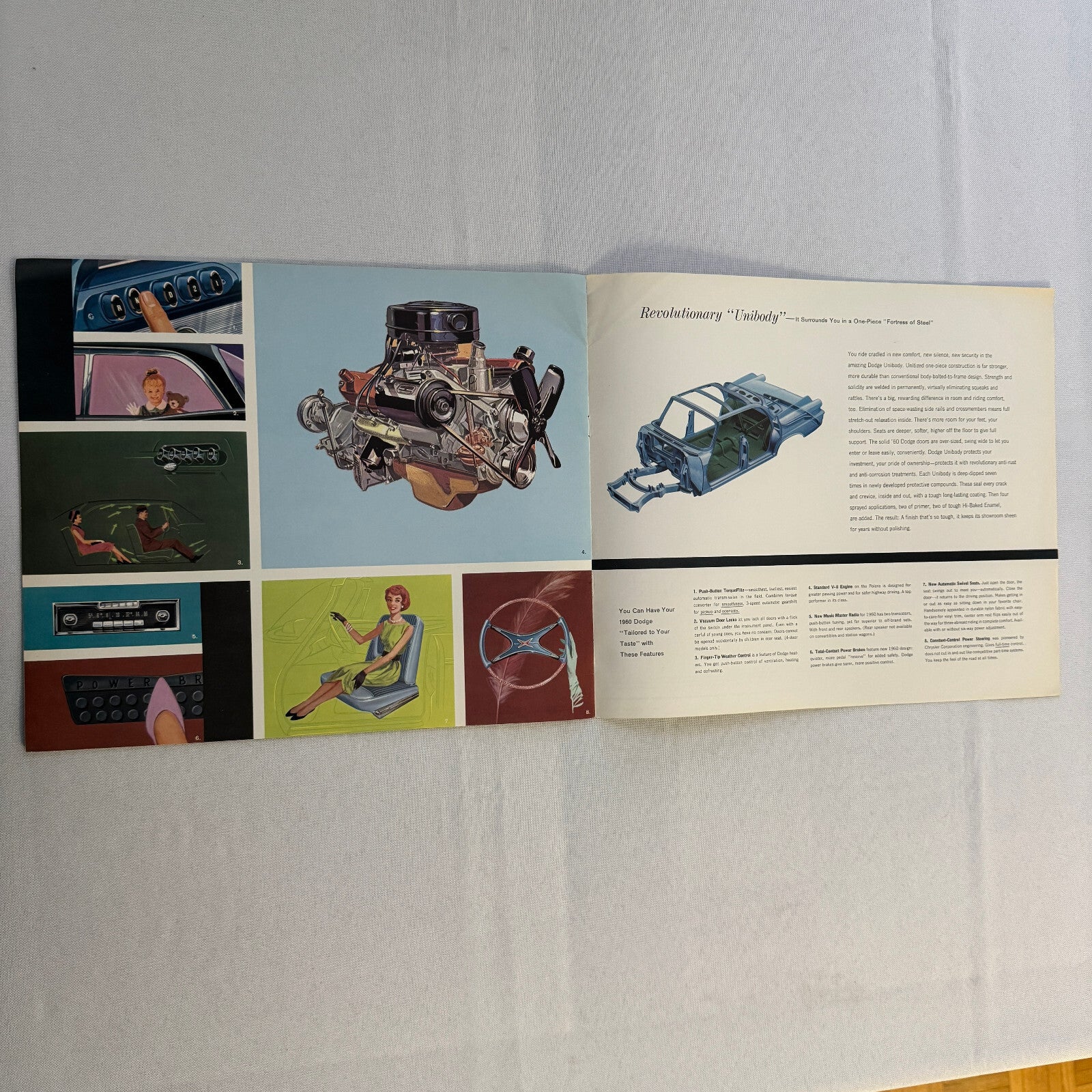 1960 Dodge Polara Series Car Sales Brochure Catalog Wagon Convertible Hardtop