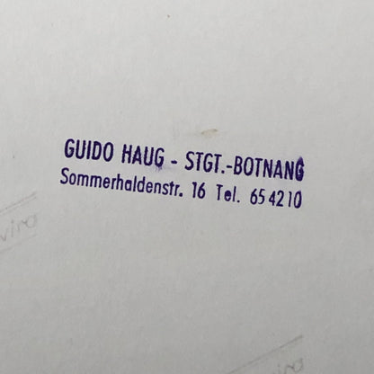 Vintage Solitude Grand Prix Racing Photo Photograph 1961 Car Engine