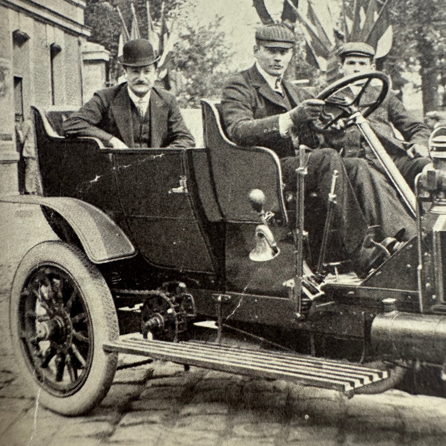 Vintage Car Automobile Postcard Post Card European AE
