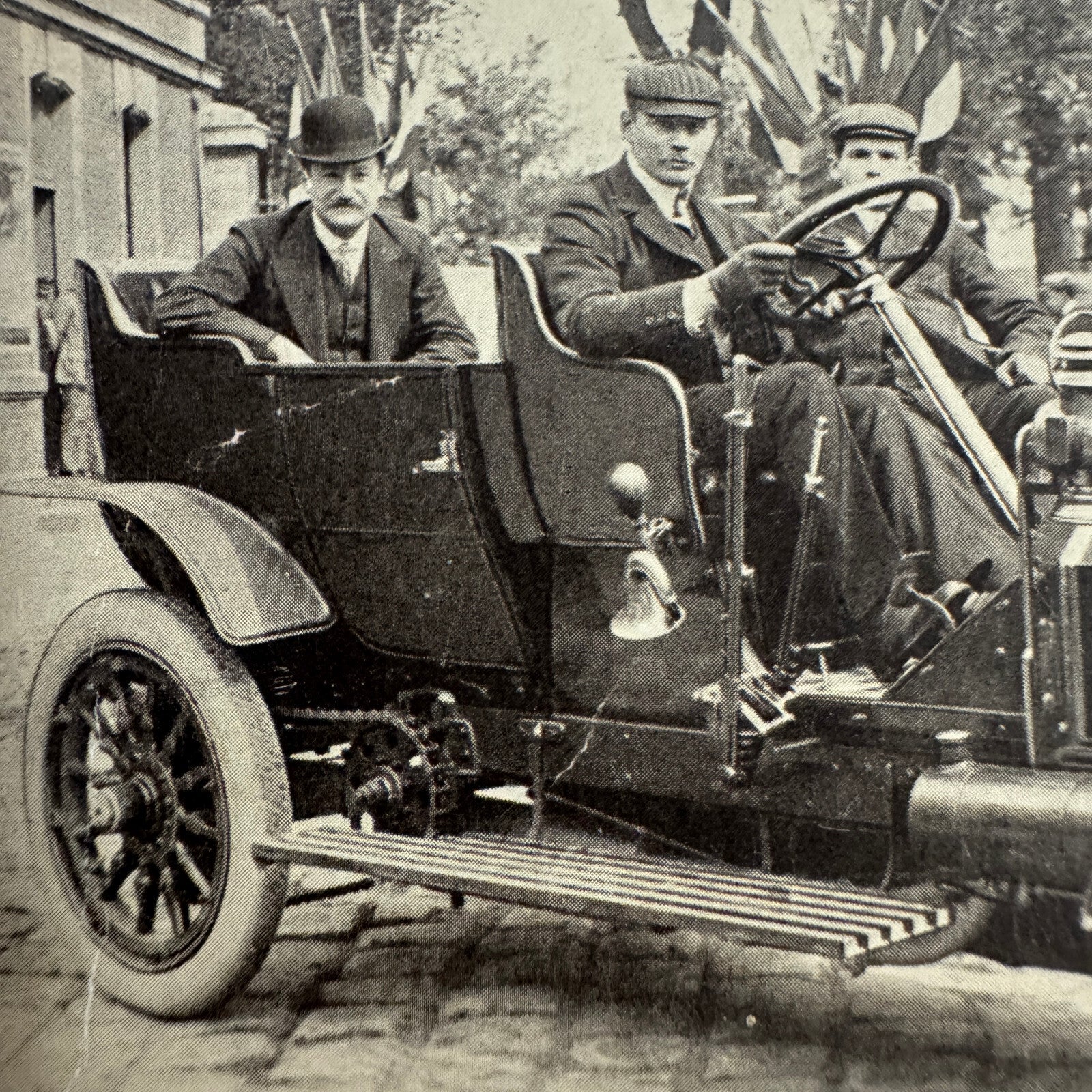 Vintage Car Automobile Postcard Post Card European AE