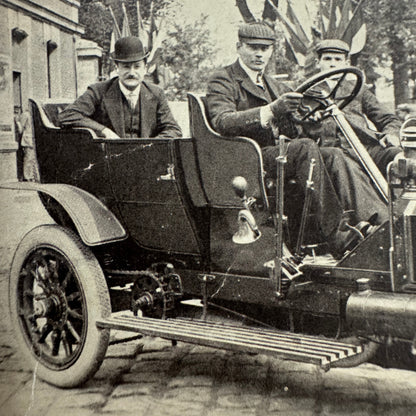 Vintage Car Automobile Postcard Post Card European AE