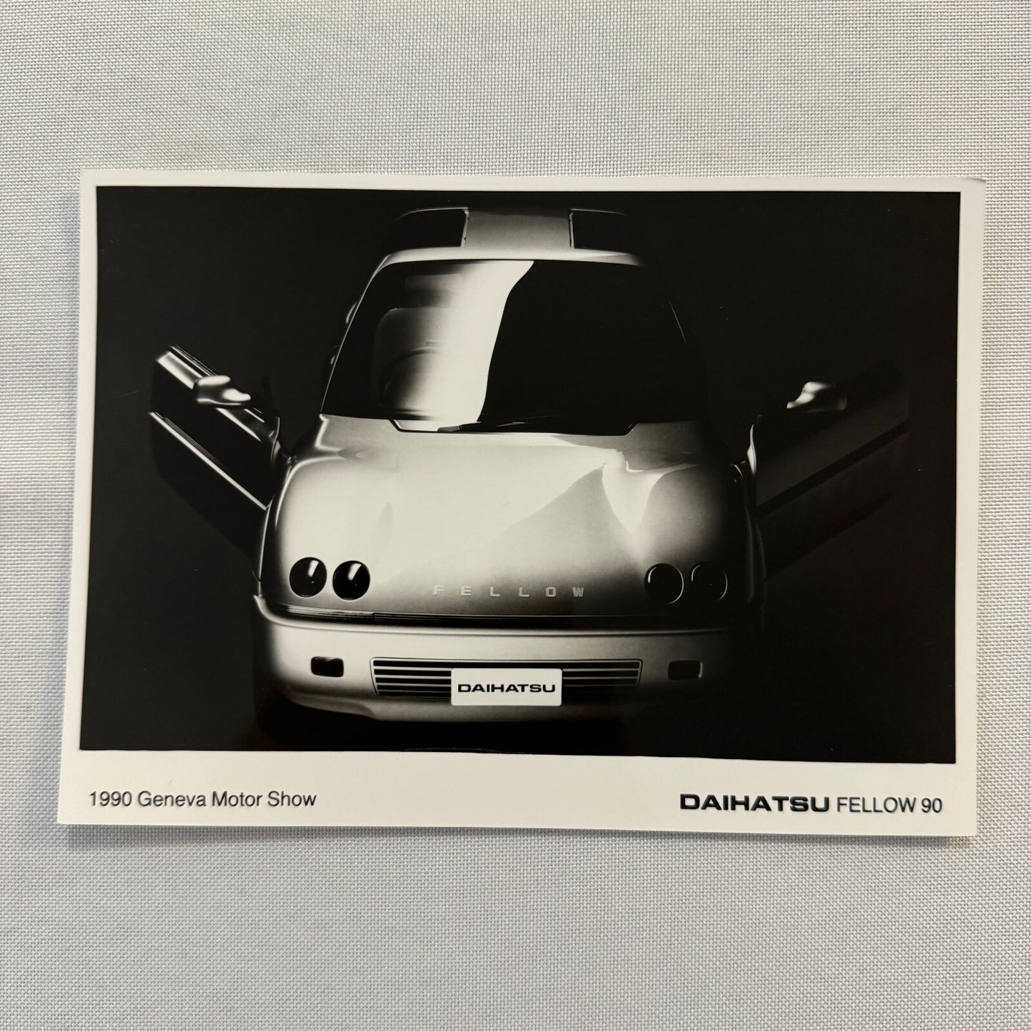 1990 Daihatsu Fellow 90 Concept Car Prototype Factory Photo Photograph Lot 2x