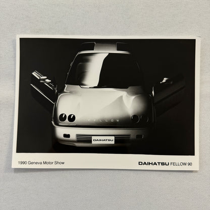1990 Daihatsu Fellow 90 Concept Car Prototype Factory Photo Photograph Lot 2x