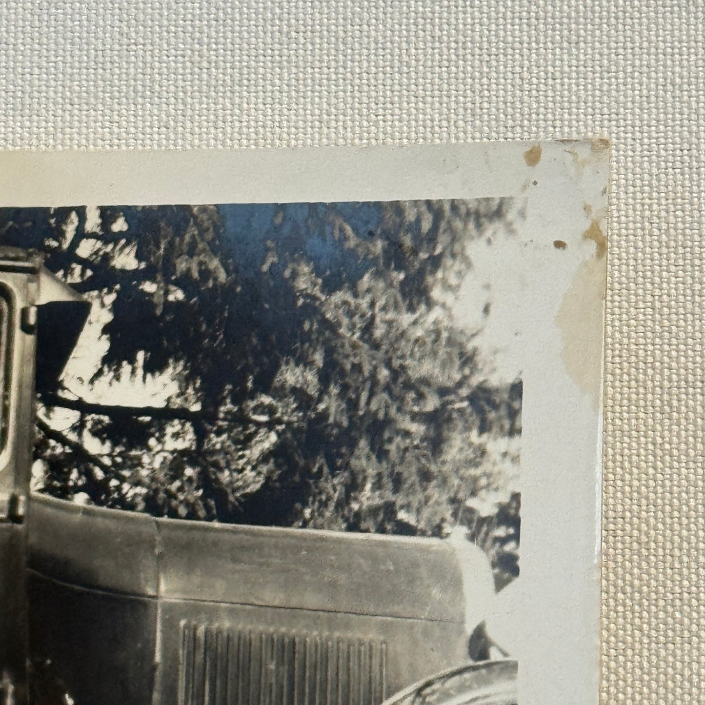 Vintage Car Automobile Photo Photograph Print Snapshot Couple Man Woman