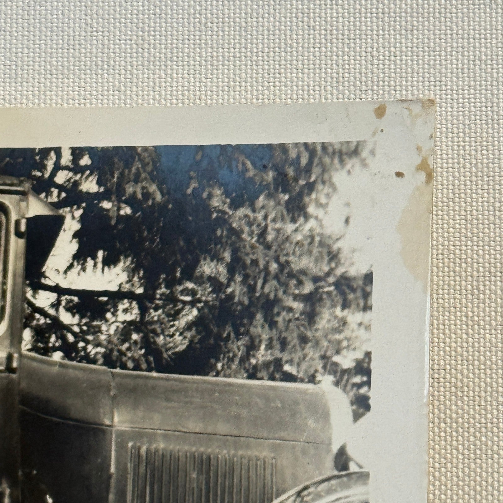 Vintage Car Automobile Photo Photograph Print Snapshot Couple Man Woman