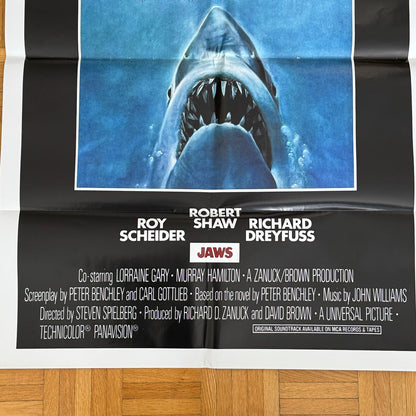JAWS EGYPTIAN Re-Release Movie Poster Rare 1990s-2000s era Iconic Image