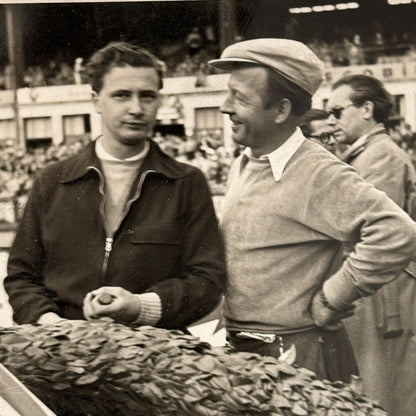 Vintage Racing Photograph Unidentified Drivers Race Photo Dr Seifert Germany