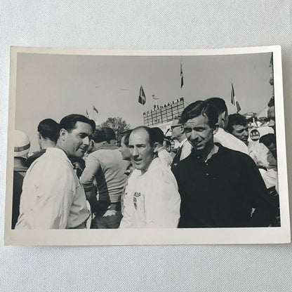 Vintage Grand Prix Racing Driver Photo Photograph Stirling Moss Tony Brooks + 