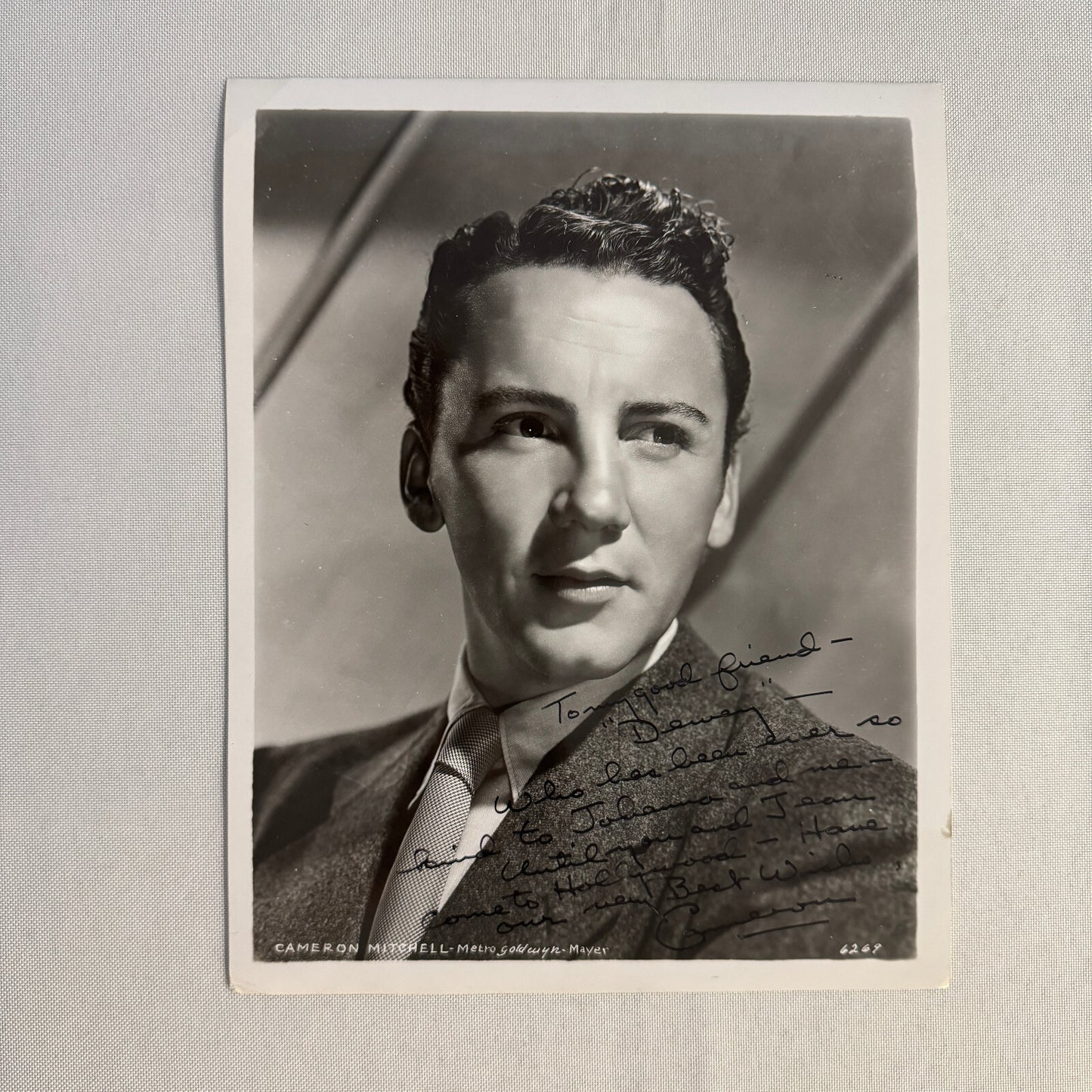 Cameron Mitchell Actor Signed Photo Photograph Autographed Autograph MGM