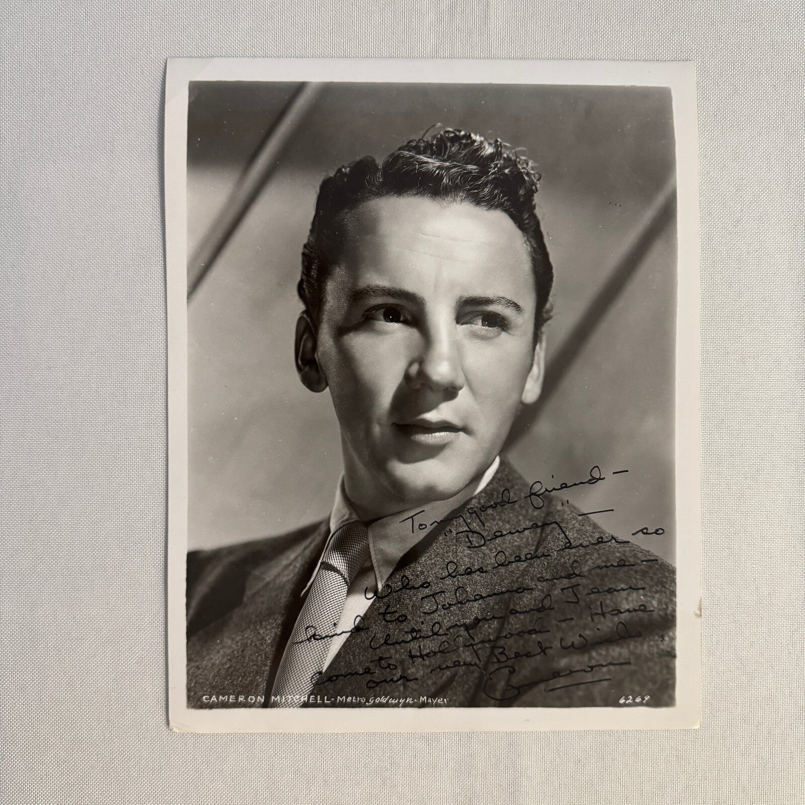 Cameron Mitchell Actor Signed Photo Photograph Autographed Autograph MGM
