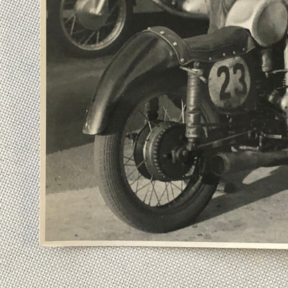 Vintage Motorcycle Racing Photo photograph Germany
