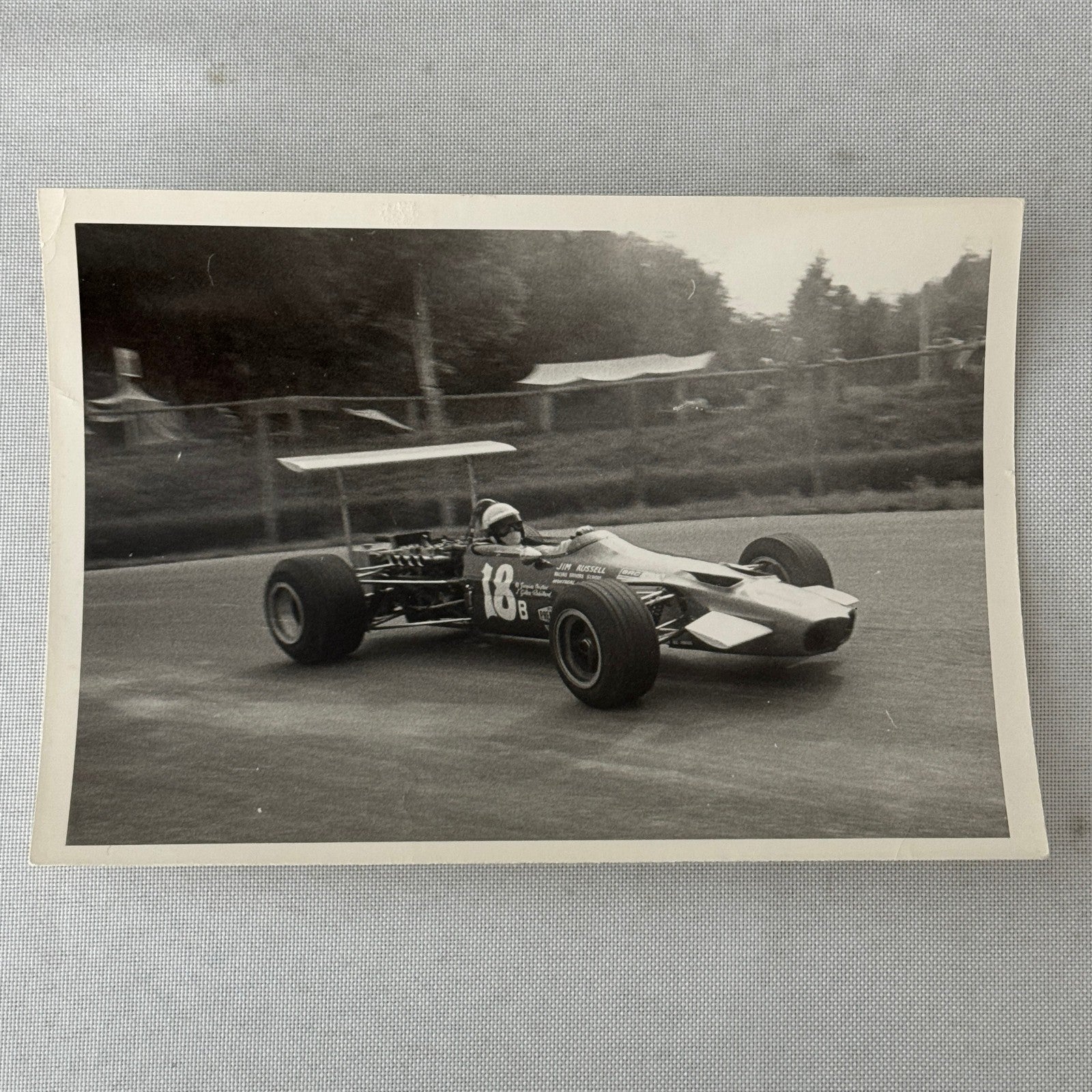 Vintage Car Racing Photo Circuit Mont Tremblant Quebec Photograph Jim Russell