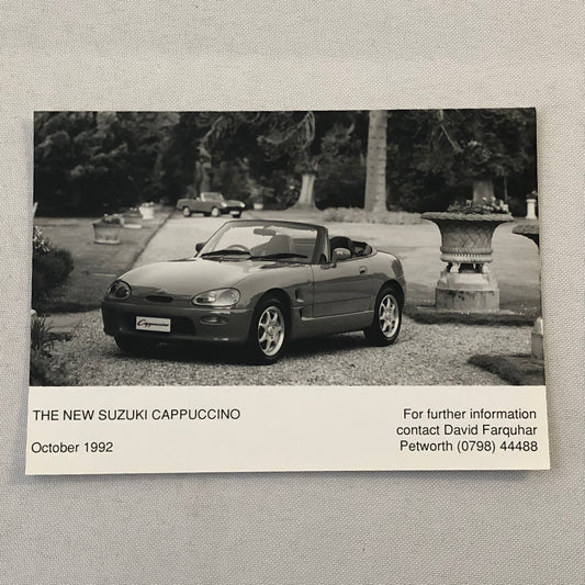 1992 1993 Suzuki Capuccino Car Factory Press Photo Photograph