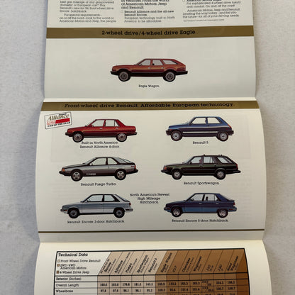 American Motors Jeep and Renault Sales Brochure Catalog Eagle CJ-7 Wagoneer +