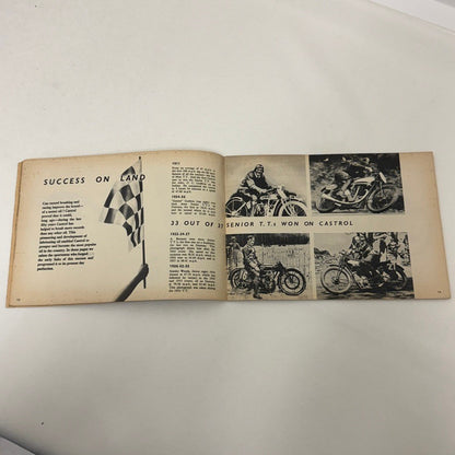 1959 Castrol Racing History Brochure Motorsport Motorcycle Car Aviation Boat +