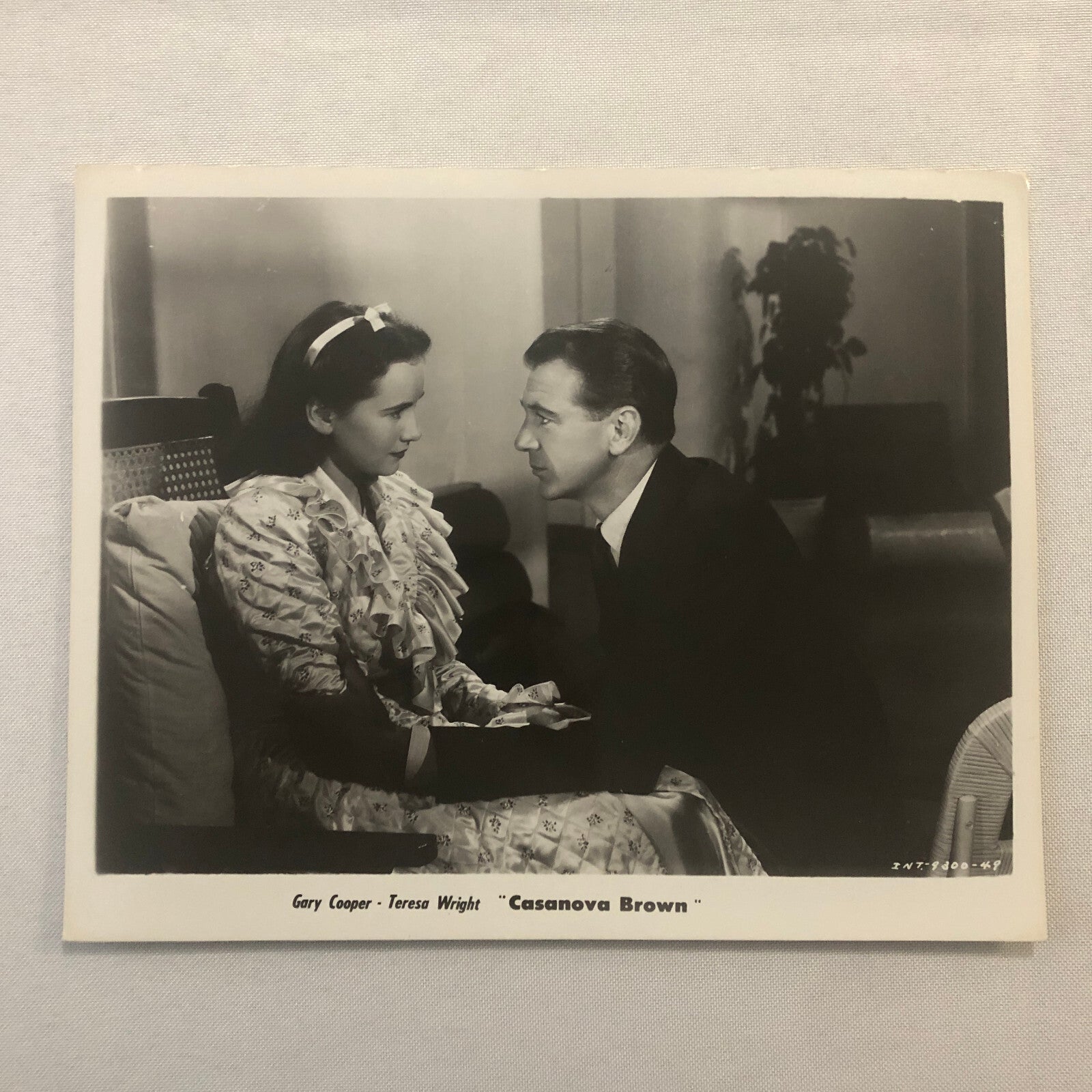 Actor Gary Cooper Photo Photograph Movie Still Casanova Brown Teresa Wright