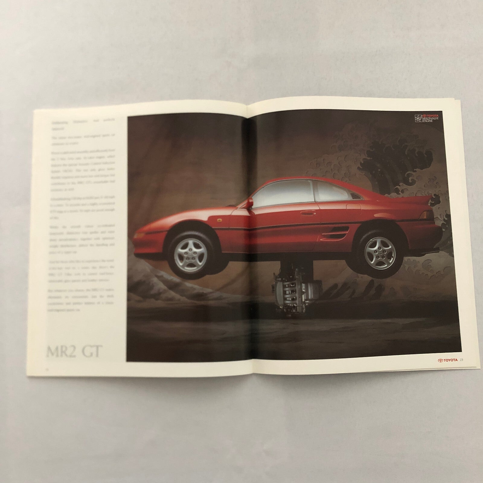1990 Toyota Sports Car Sales Brochure Catalog Celica Supra MR2 Corolla UK Market