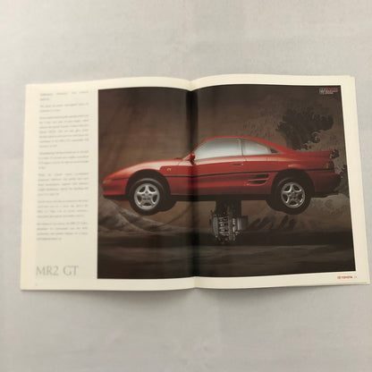 1990 Toyota Sports Car Sales Brochure Catalog Celica Supra MR2 Corolla UK Market