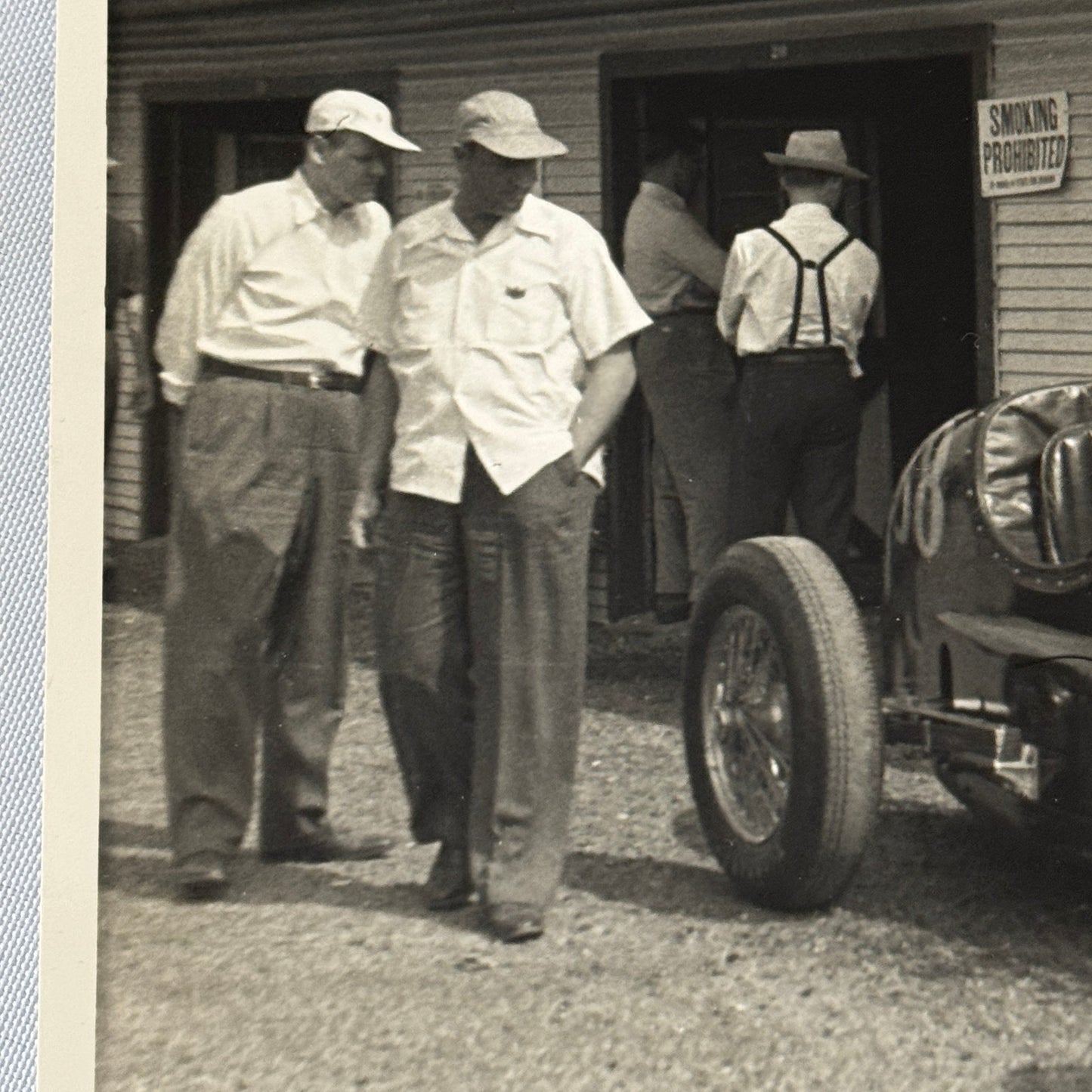 Vintage Racing Photo Photograph Unidentified Car MODERN PRINT