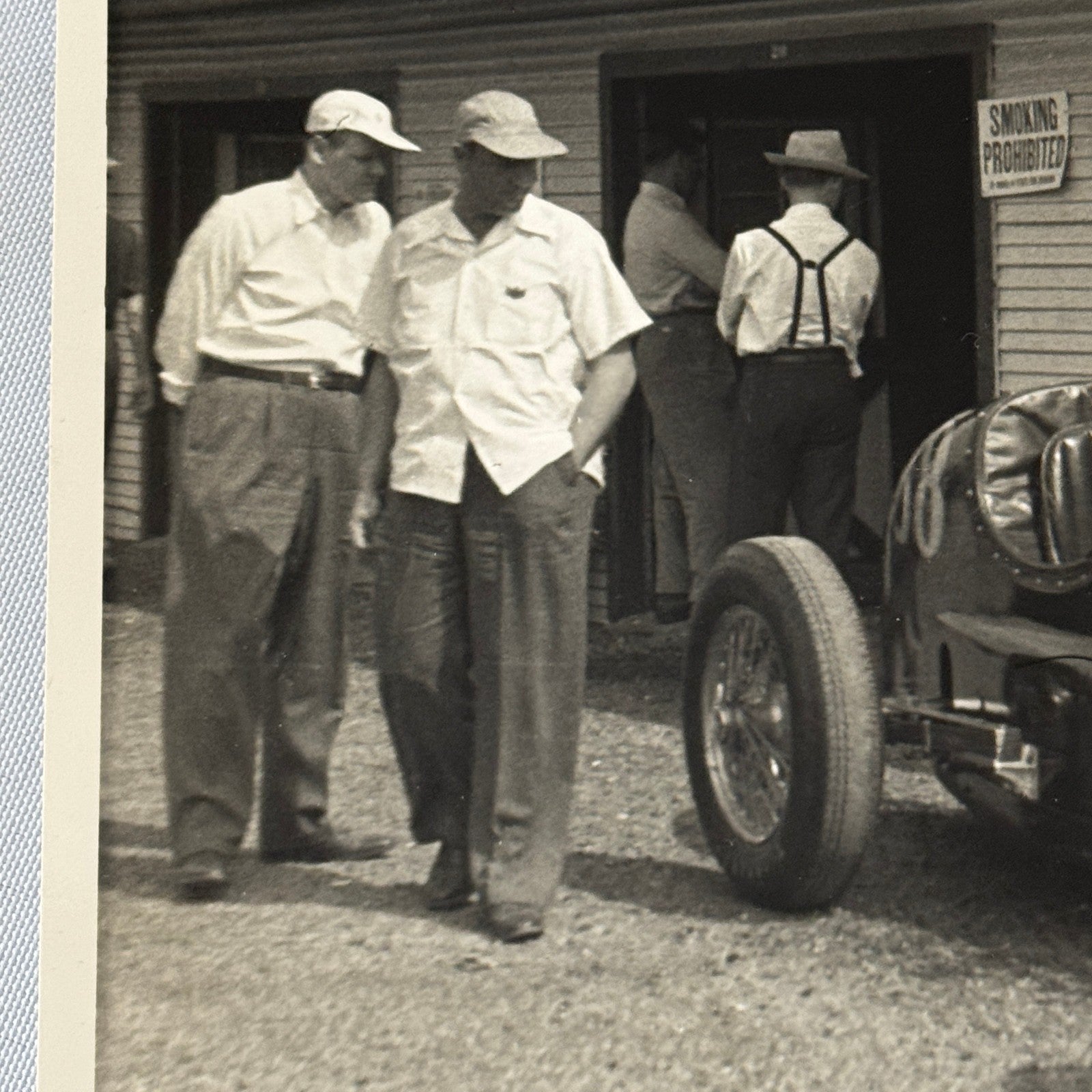 Vintage Racing Photo Photograph Unidentified Car MODERN PRINT