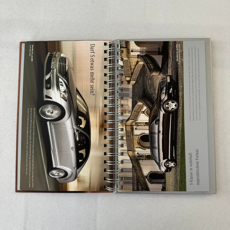 2012 Mercedes Benz S Class History Promotional Calendar GERMAN Text