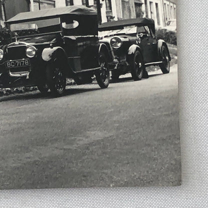Vintage Antique Car Photo Photograph Print Paris Strausberg Rally Rallye