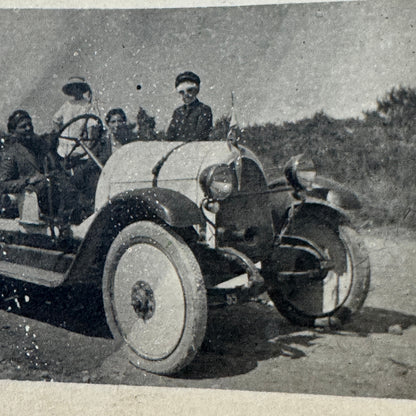 Vintage Italian Real Photo Postcard Post Card 1921 Rome Postmark Roma